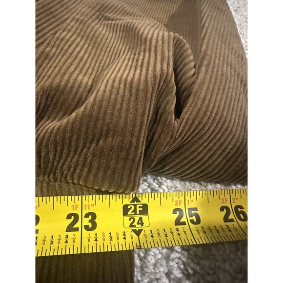 David Taylor Men’s Corduroy Blazer 46L Brown Sport Coat Jacket Cotton 2 Button - Picture 3 of 11
